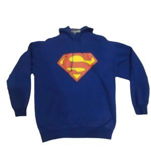 Warner Bros Superman Hoodie Sweatshirt - Large